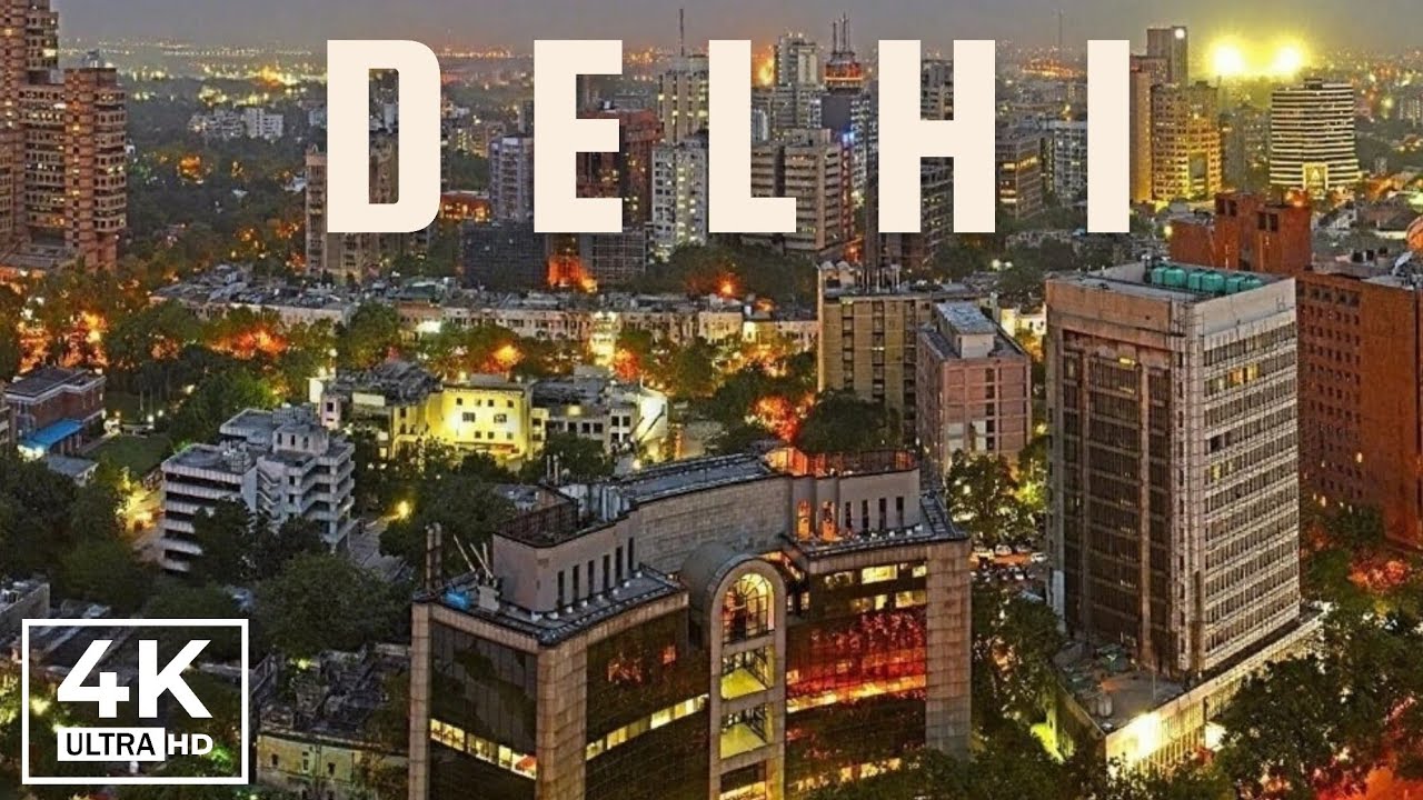 Delhi, India 🇮🇳 in 4K ULTRA HD 60 FPS Video by Drone