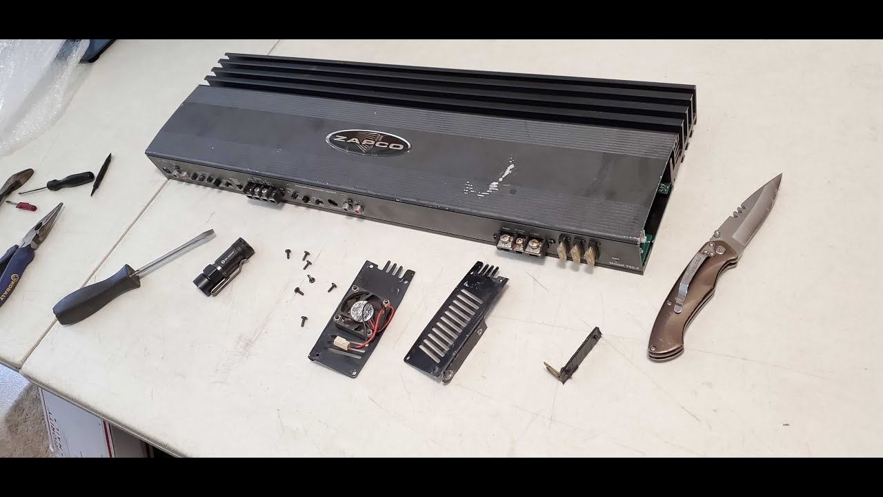 Refurbishing and Repairing a ZAPCO Reference AG 750.2 Amplifier