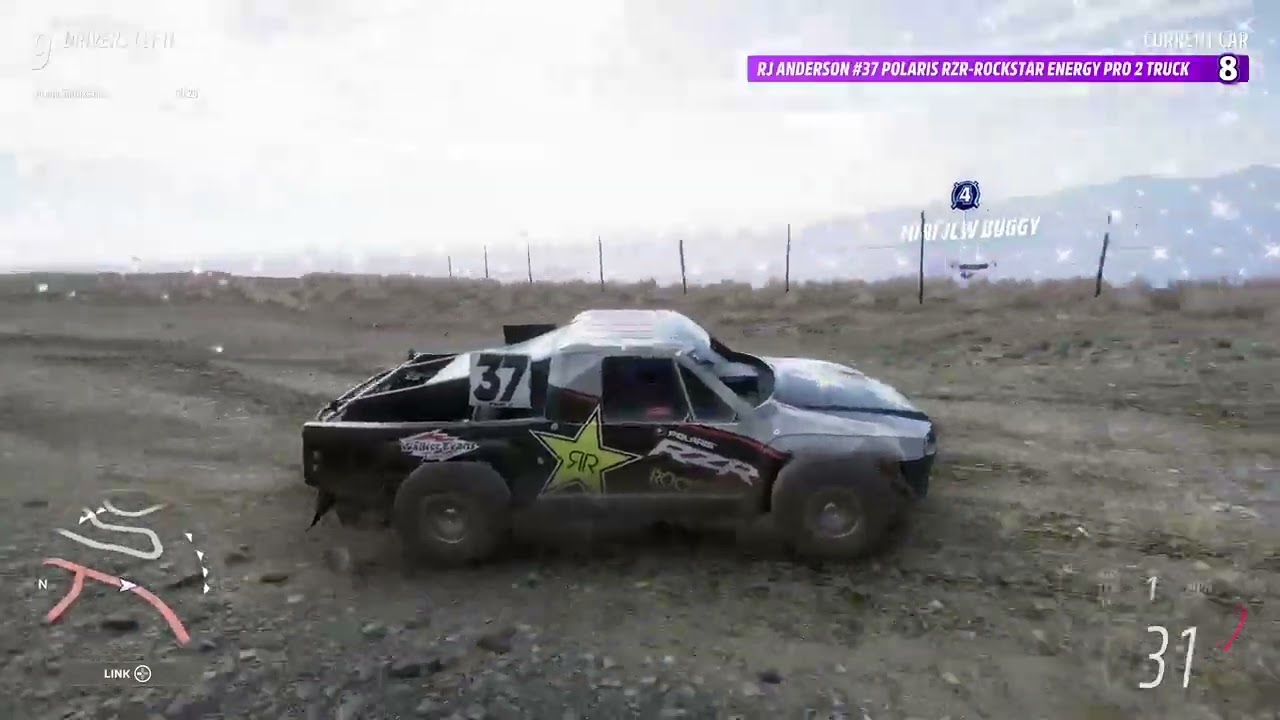 Forza Horizon 5 Eliminator | Third Place - 8 RJ Anderson #37 Polaris RZR-Rockstar Energy Pro 2 Truck