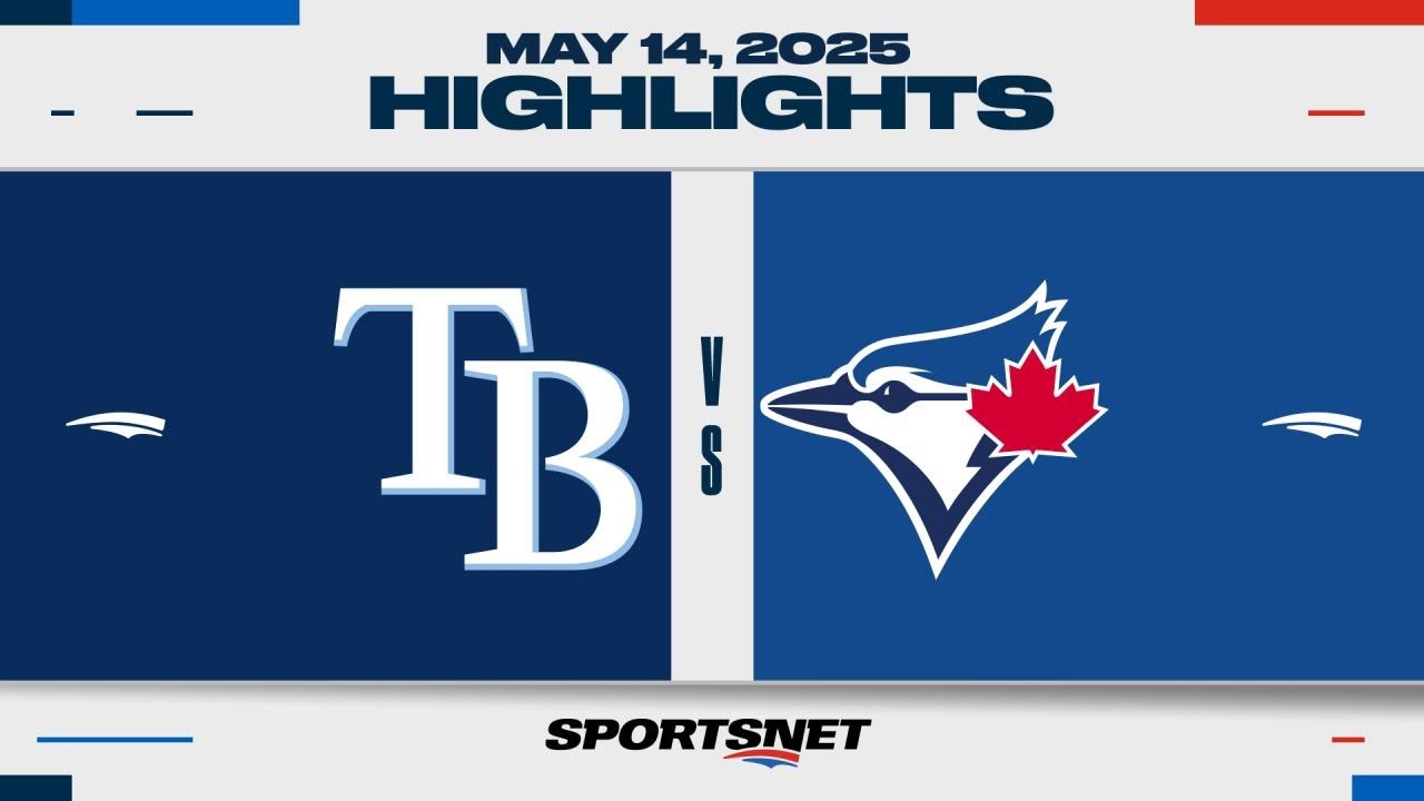 MLB Highlights | Rays vs. Blue Jays - May 14, 2025