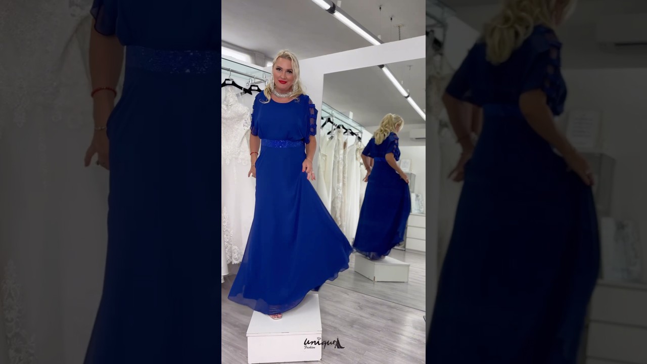 Abiti da Cerimonia Eleganti 2025 | Nero Sofisticato 🖤 e Blu Intenso 💙! #abitocerimonia