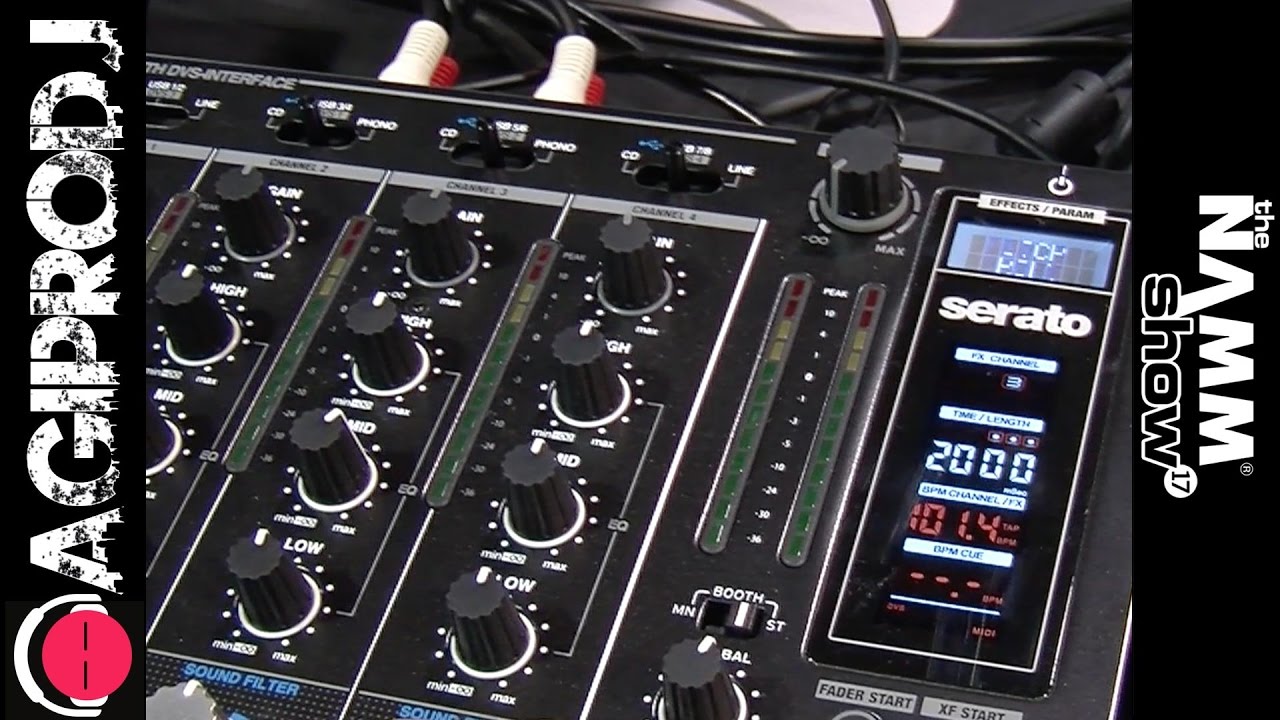 RELOOP RMX90-DVS Serato DJ Club Mixer | NAMM.17 - agiprodj.com