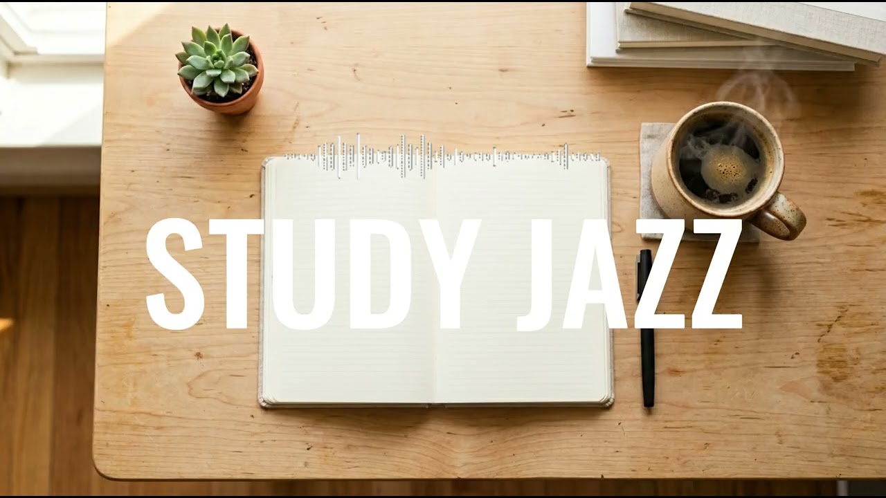 [Playlist] STUDY JAZZ ☕ | Relaxing Jazz for Focus & Work | 공부할 때 집중할 때 듣기 좋은 잔잔하고 밝은 카페 재즈