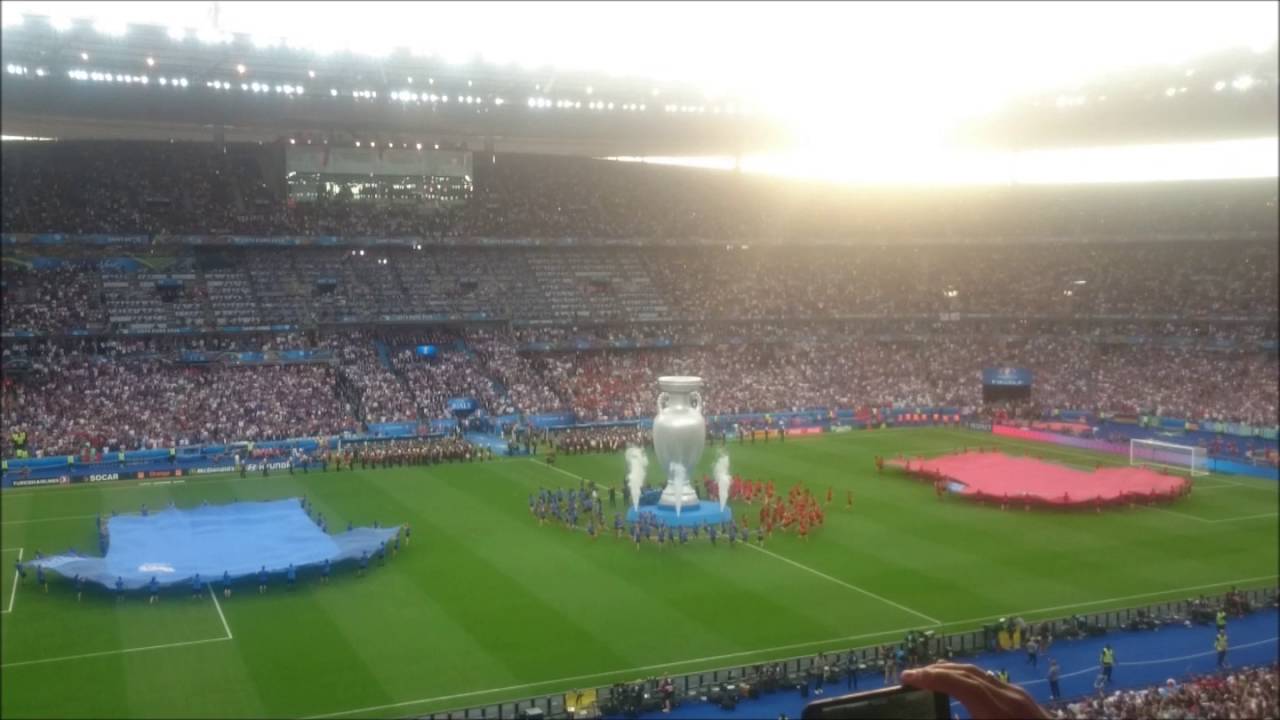 Finale Euro 2016 - France Portugal : cérémonies et ambiance