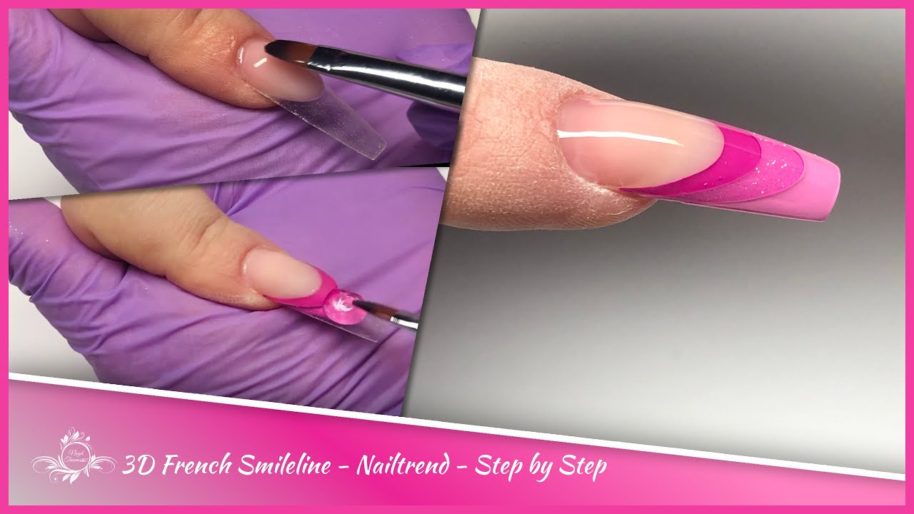 3D French Smileline - Trendnail - Step By Step Gelnails