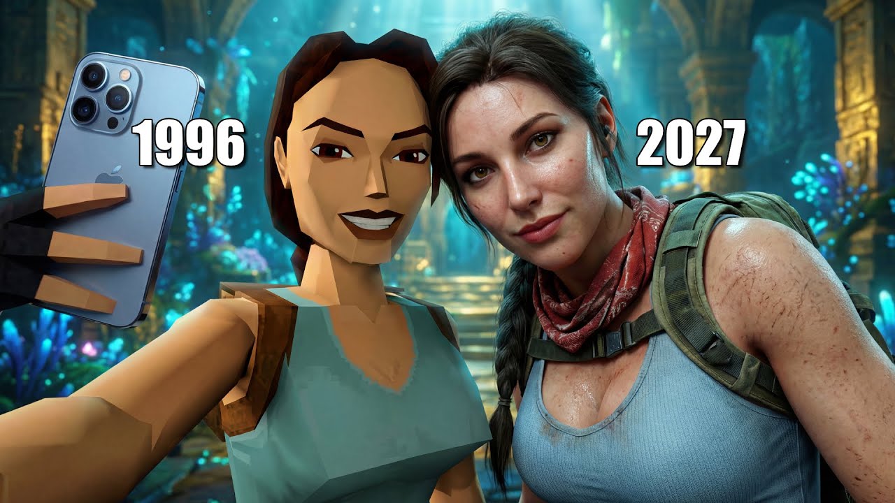 Tomb Raider (1996) Cast & Set 📷 Then vs Now (2026) 🏹 The Evolution of Lara Croft