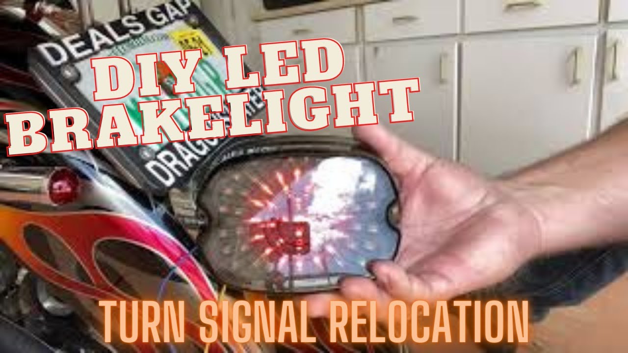 How to install Harley Davidson Fatboy Led Brake Light, Tail Light, and Turn Signal Relocation