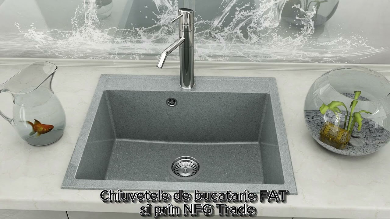 Chiuvete de bucatarie moderne FAT - Design premium, varietate de culori si functionalitate reala