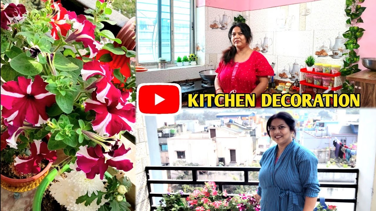 My small kitchen cleaning & decoration ideas.আমার রান্না ঘরের লুক আজ পাল্টালম।#bengalivlog 