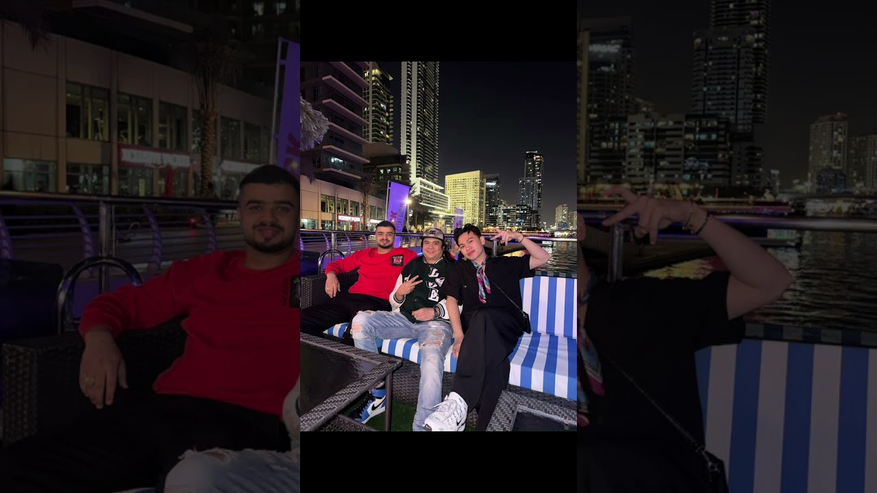 Jbr beach Dubai party time #minivlog #party #dubai #funny #memes 
