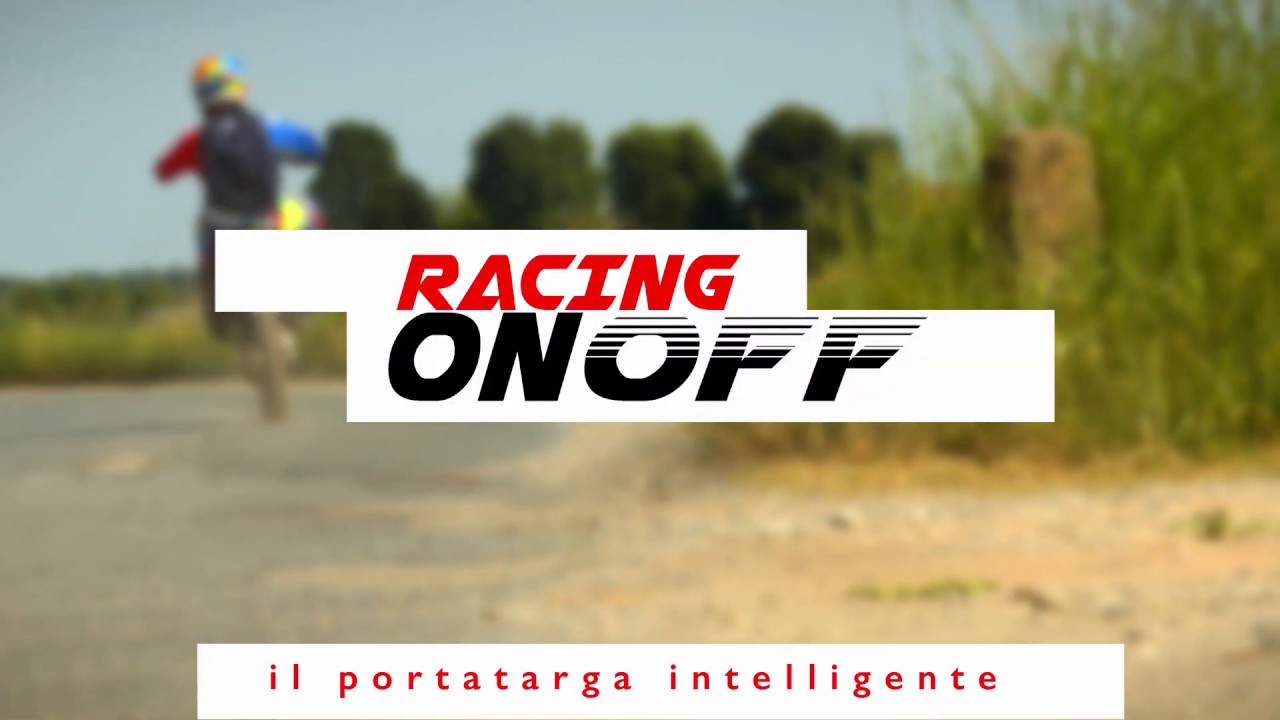 Portatarga RACING ON OFF. Esclusiva by Camoletto Racing