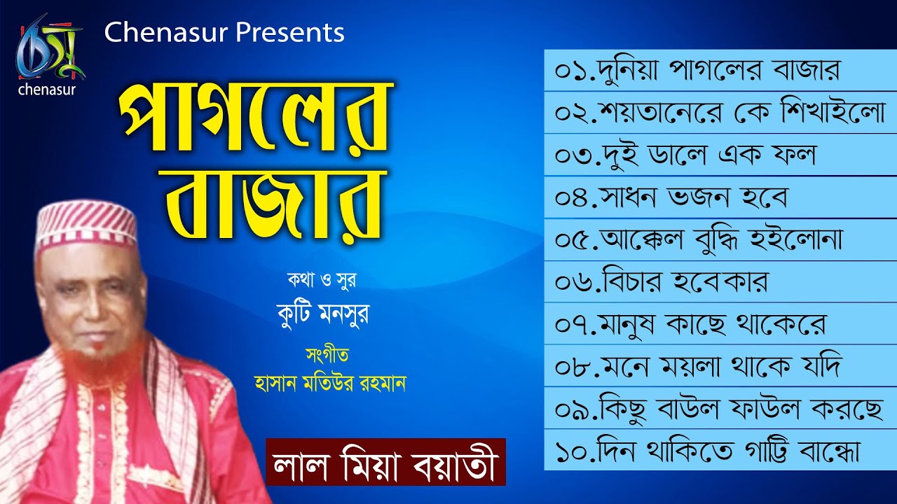 Pagoler Bazar  | পাগলের বাজার | Lal Miah Boyati | Hasan Motiur Rahman | Full Audio Album