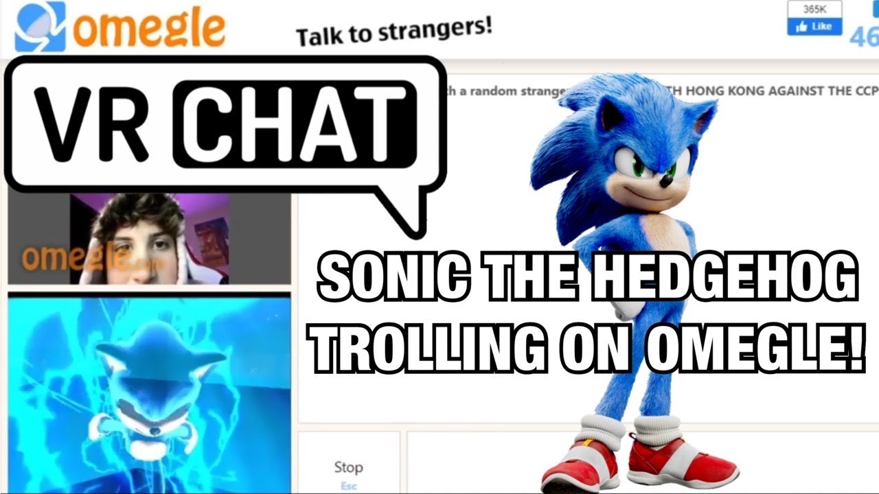 Movie Sonic Trolling On Omegle! (VRCHAT)