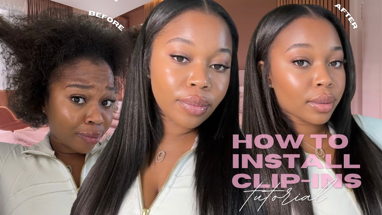 QUICK & EASY Clip-In Hair Extensions | Beginner Friendly | Step By Step Tutorial ft Curls Queen