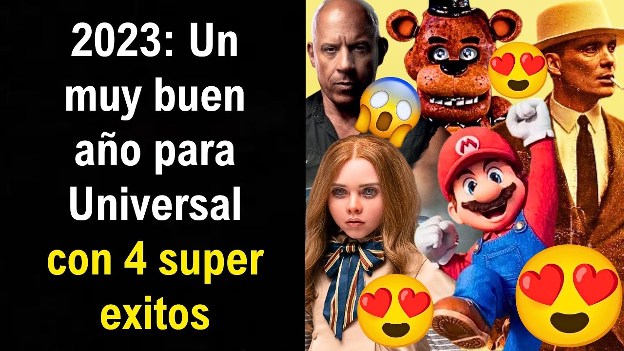 El Grandioso 2023 de Universal: Super Mario Bros y Oppenheimer hacen olvidar la decepción de Fast X.