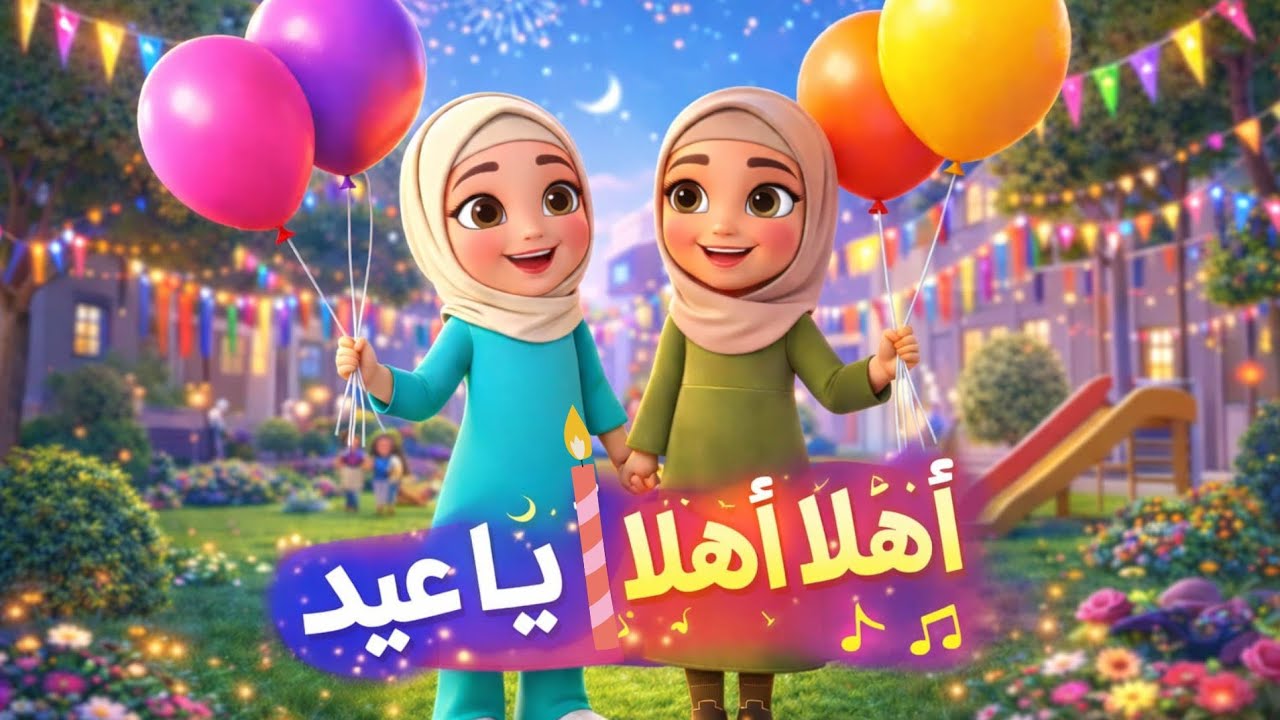   أهلاً يا عيد | أنشودة العيد للأطفال | أغنية إسلامية جميلة | Eid Song for Kids | Islamic Cartoon 