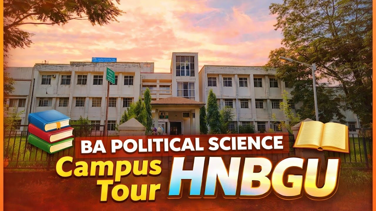 “HNBGU Political Science campus tour – new campus, new journey.”#hnbgu #campustour #hnb 