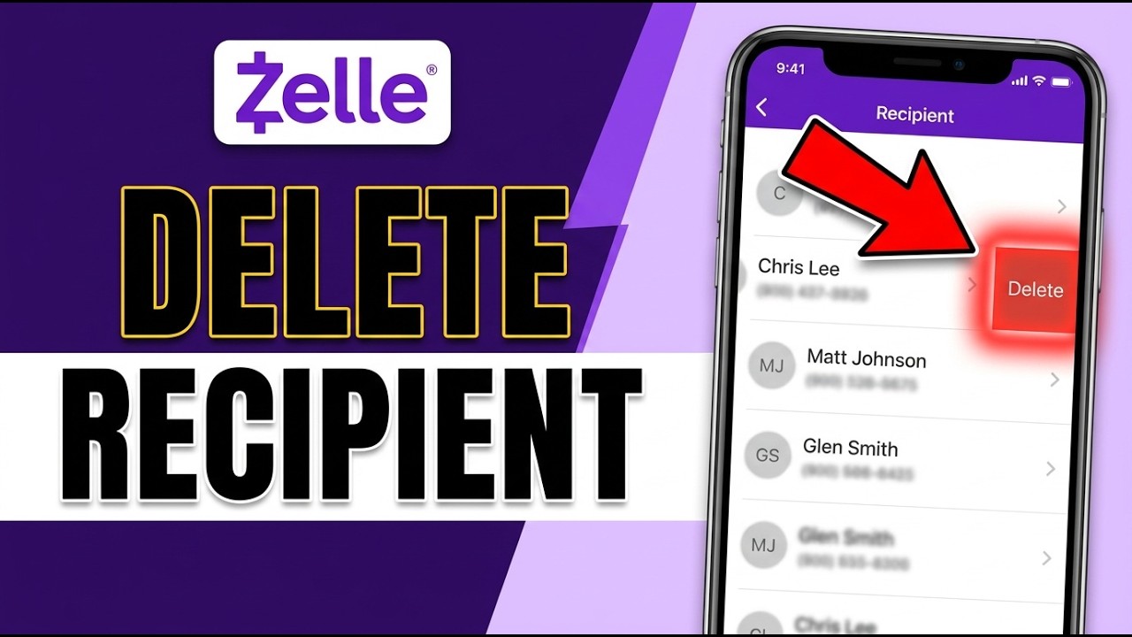 HOW TO DELETE RECIPIENT ON ZELLE 2026 (QUICK GUIDE)