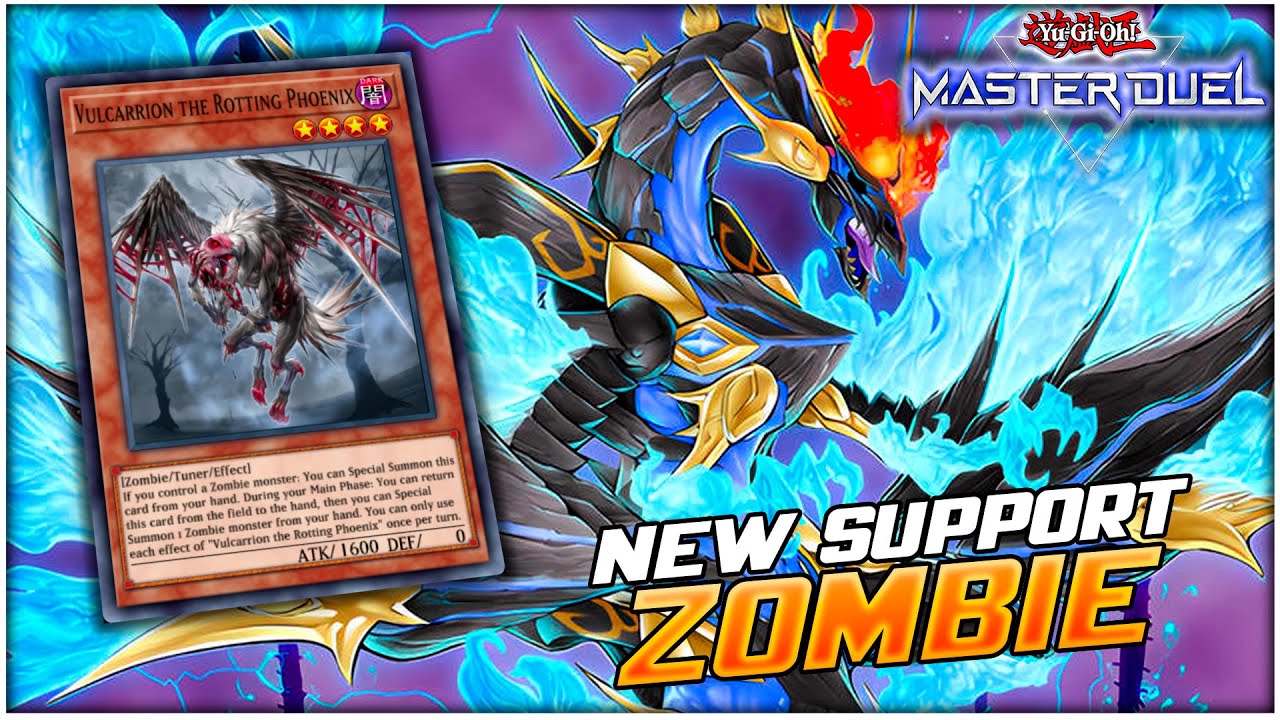 NEW Zombie Support! Zombie Synchro Deck - Vulcarrion the Rotting Phoenix | Yu-Gi-Oh! Master Duel