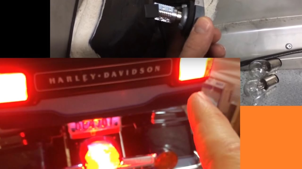 Harley LED tail light and Tour Pac light Conversion - $20