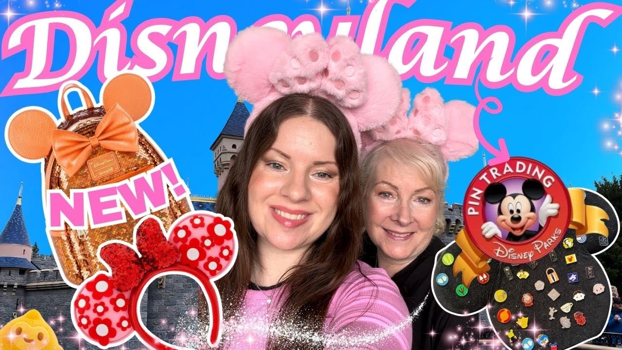 All the LATEST NEW MERCH at Disneyland | Disney Pin Trading | Meet Snow White | Disneyland Vlog 2024