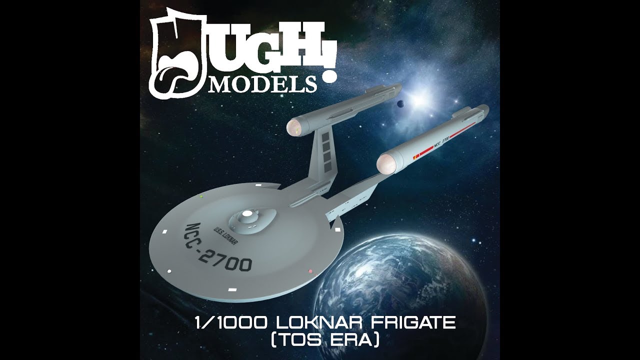 1/1000 FASA Loknar Class Kit from UGH Models (RETIRED)