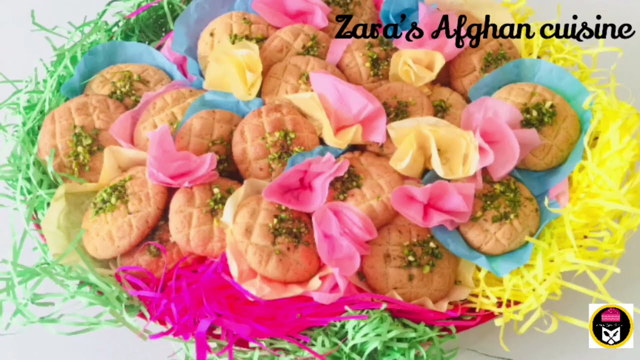 كلچه عيد  طرز تهيه كلچه عيد HOW TO MAKE EID COOKIES RECIPE AFGHANI KULCHA KOLCHA EID Kulcha EiD