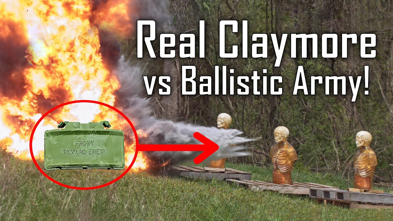 УНИЧТОЖЕНИЕ Claymore в сверхзамедленном режиме! - Баллистическая высокоскоростная