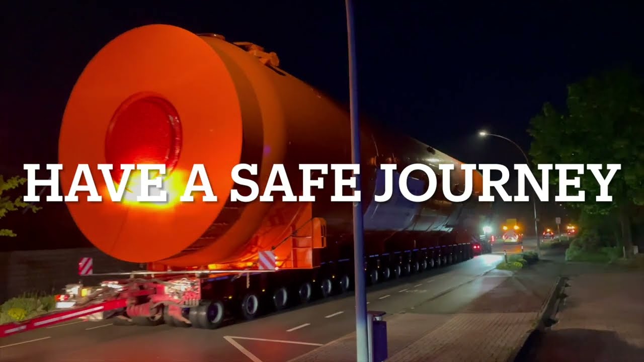 Schwertransport Heißluft- Autoklav für Composite
