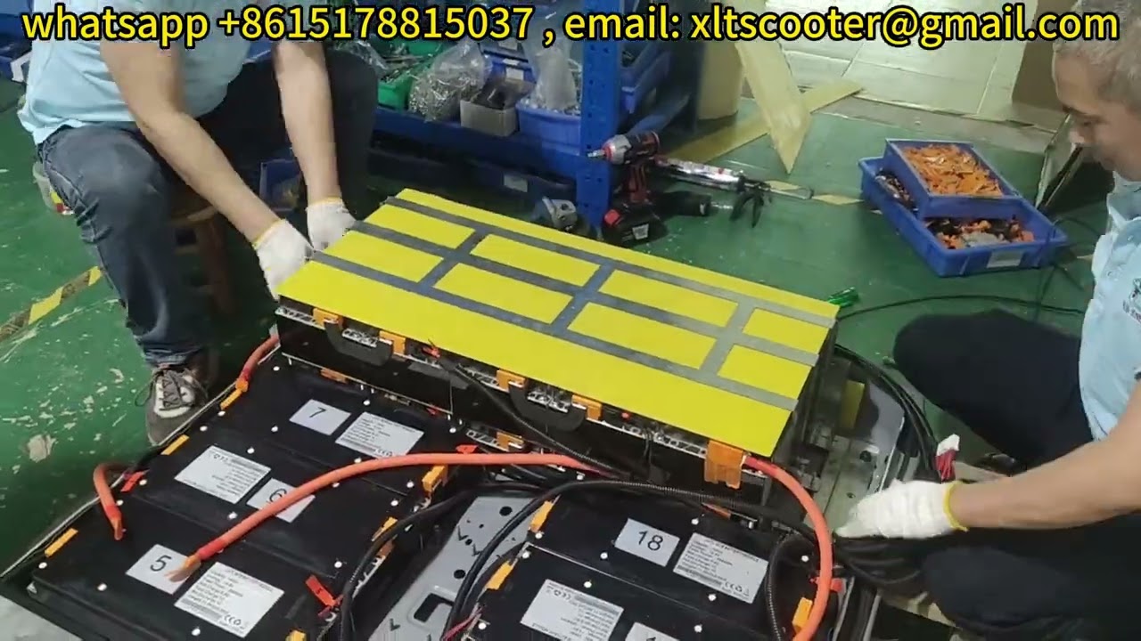 Nissanleaf DIY Battery Assembly Process 24 modules CATL