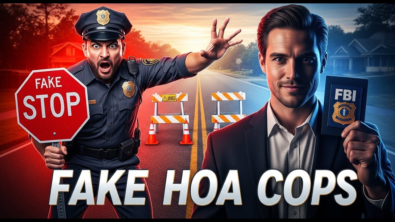 Fake HOA Cops Set Up an Illegal Roadblock to Kick Me Out — They Didn’t Know I Was FBI