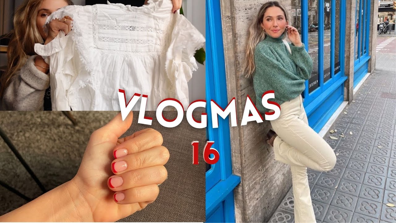 VLOGMAS 16 - Mini HAUL + Manicura navideña | Julia March