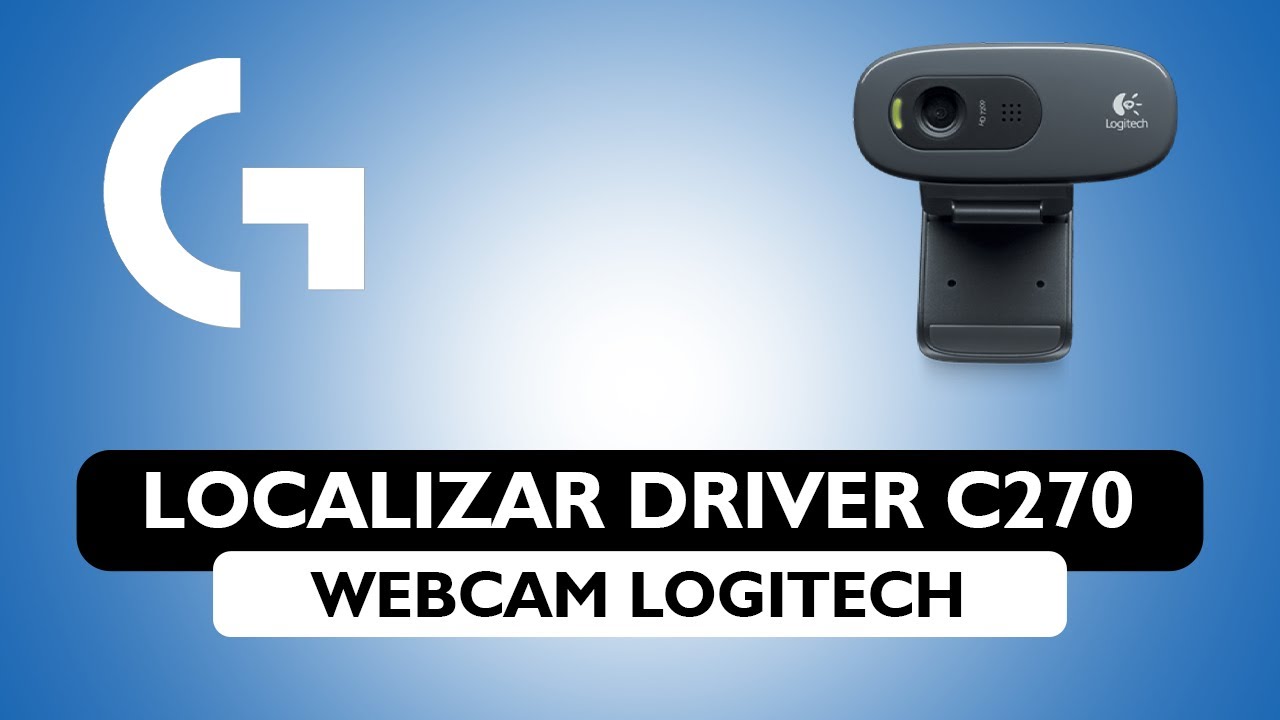 Como LOCALIZAR o DRIVER da WebCam Logitech C270 no Site Oficial da Logitech