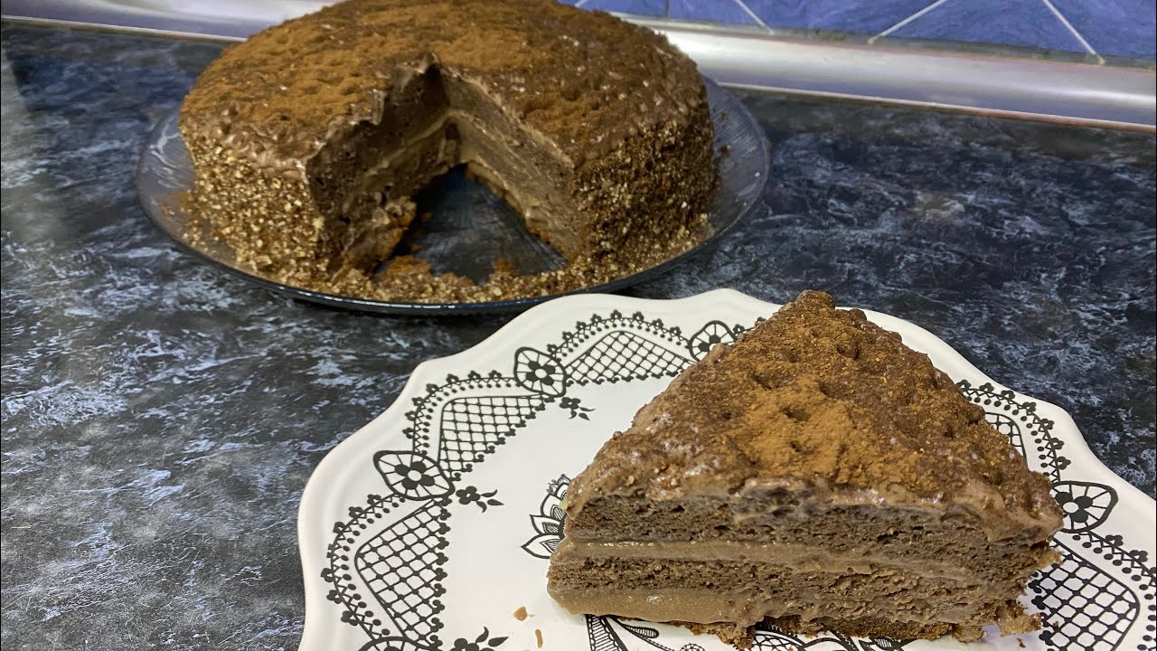 1 DİLİMLƏ AŞİQ EDƏN ŞOKOLADLI TRÜFEL TORTU 😋 ШОКОЛАДНЫЙ ТОРТ-ТРЮФЕЛЬ. CHOCOLATE TRUFFLE CAKE