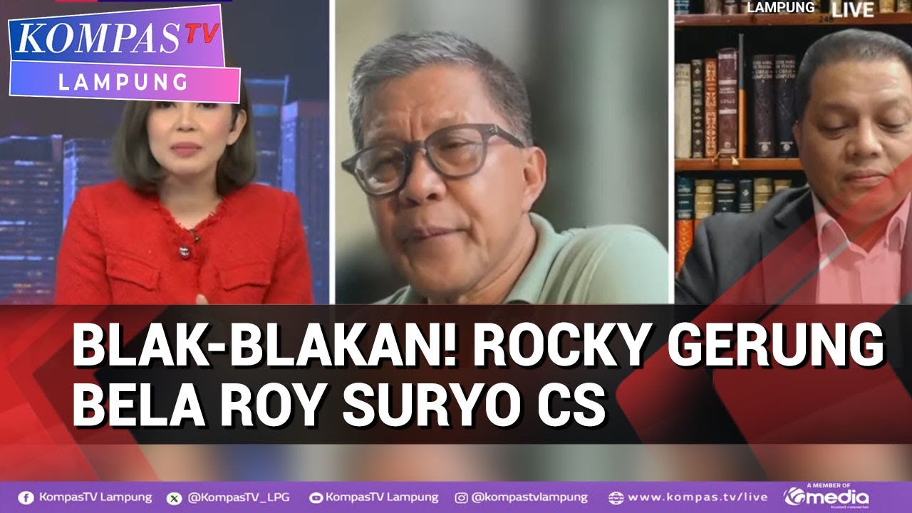 Alasan Rocky Gerung Bela Roy CS Soal Kasus Ijazah Jokowi