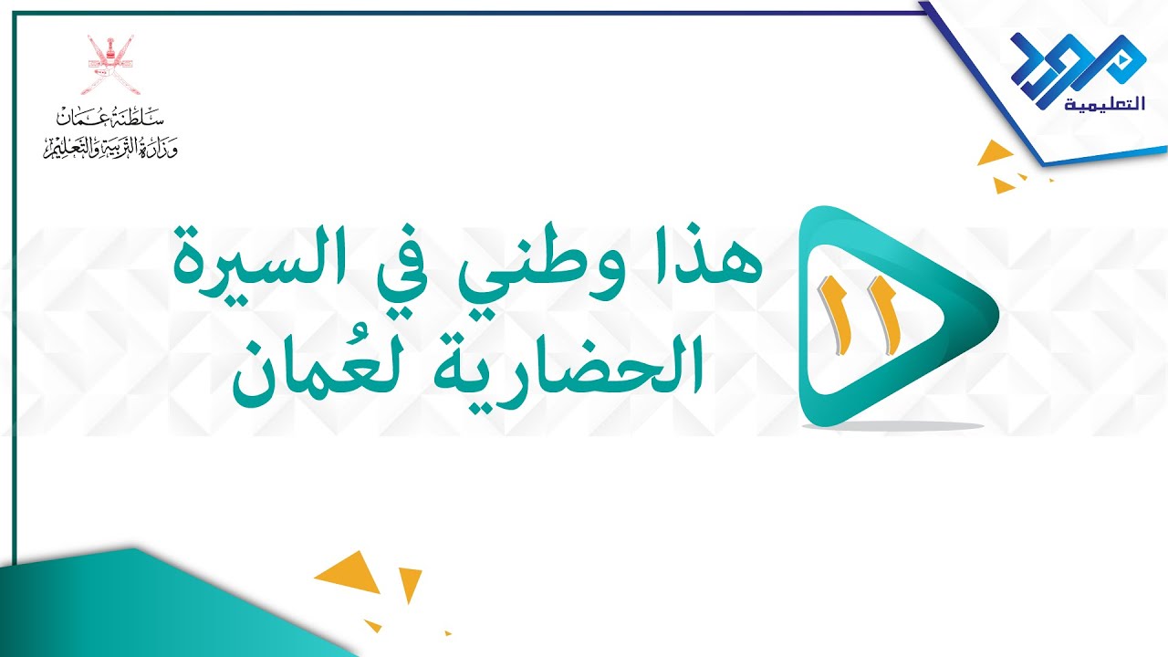 هذا وطني 11 - 1 عمان الموقع ومظاهر السطح الجزء السادس