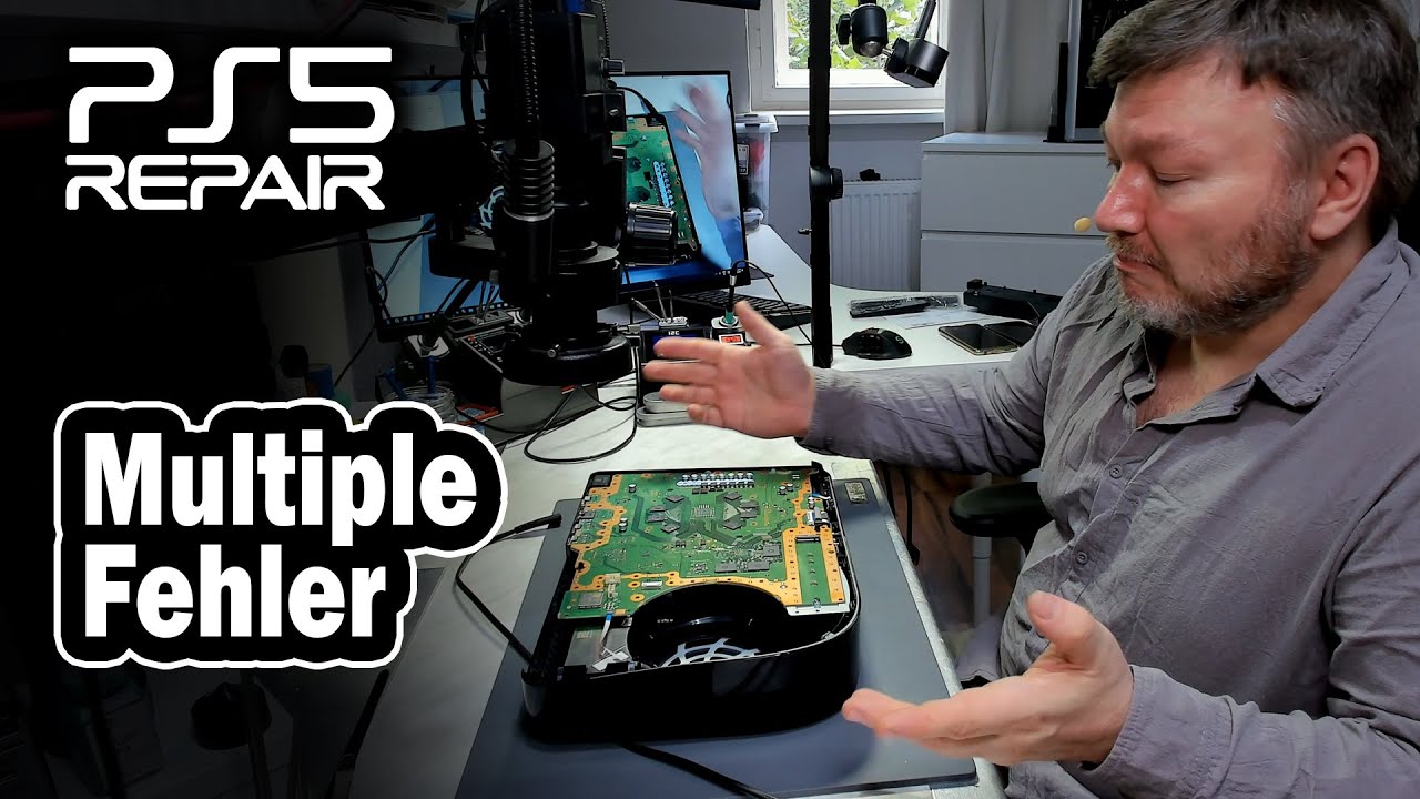 PS5 Repair | Kein Mucks nach einem Stromausfall | PCB Solder Berlin