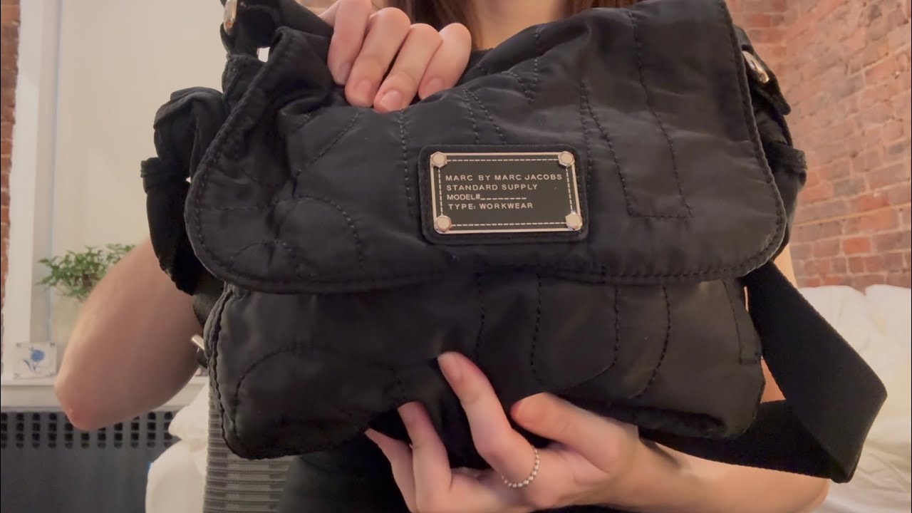 My First Time Trying ASMR | What's In My Marc Jacobs Bag (whispering, tapping, scratching)