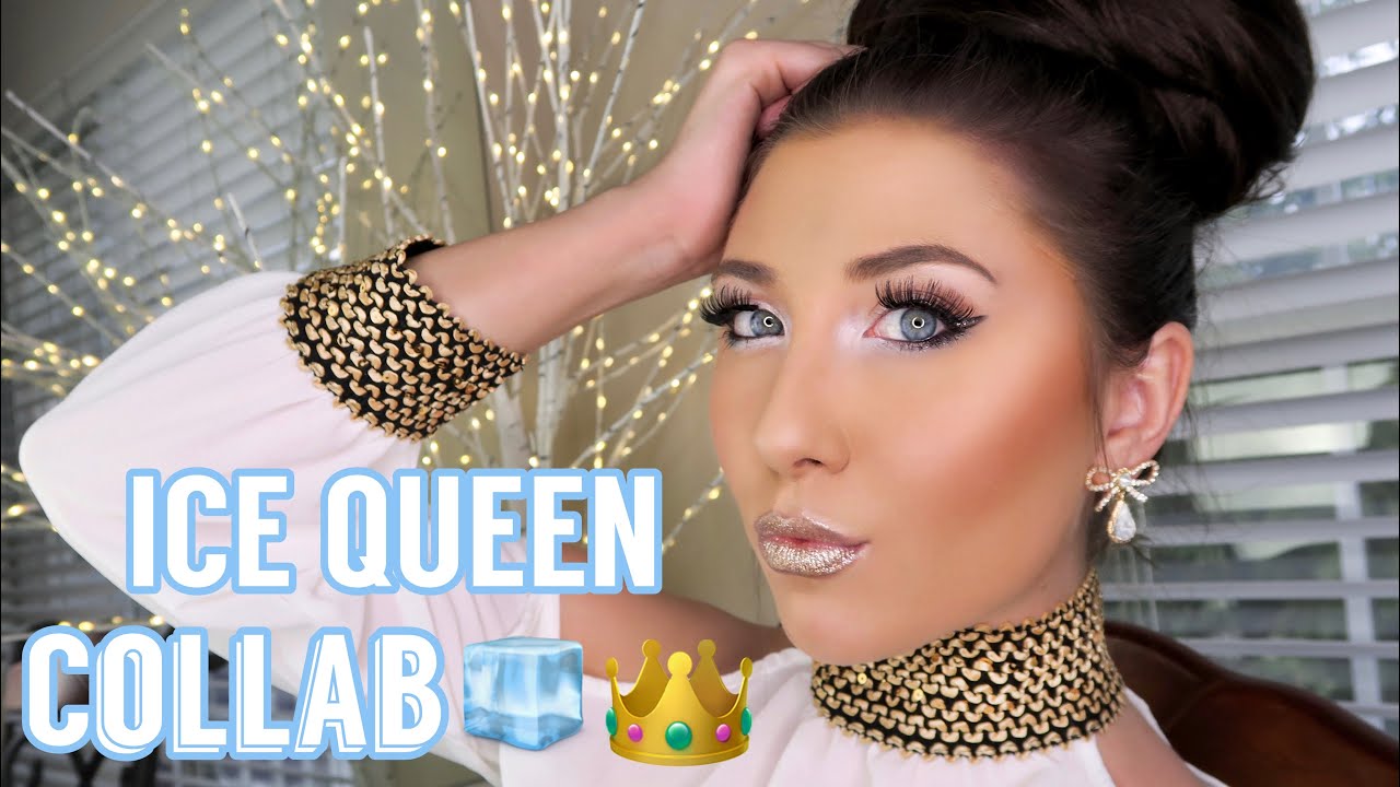 How To: GLITTER WINGED LINER (EASY & AFFORDABLE) - ICE QUEEN GLAM Collab | BadMad