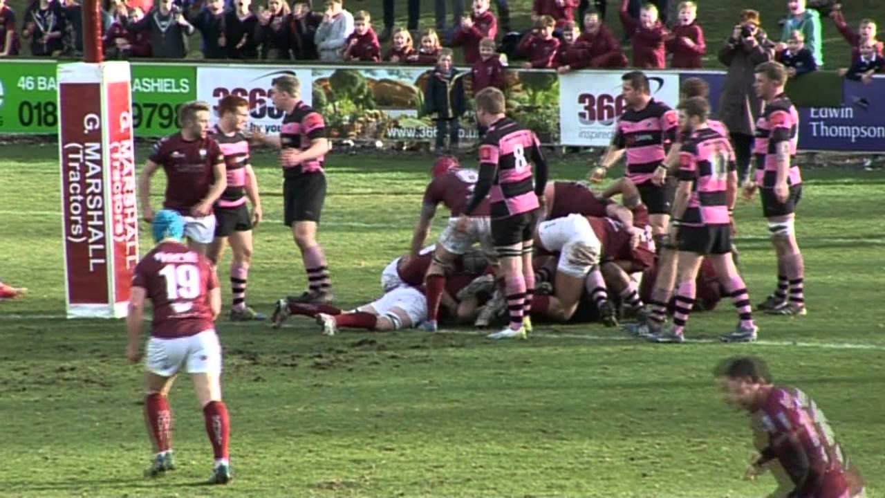 GALA v AYR - SCOTTISH RUGBY PREMIERSHIP - HIGHLIGHTS 22.3.14 - TITLE MATCH