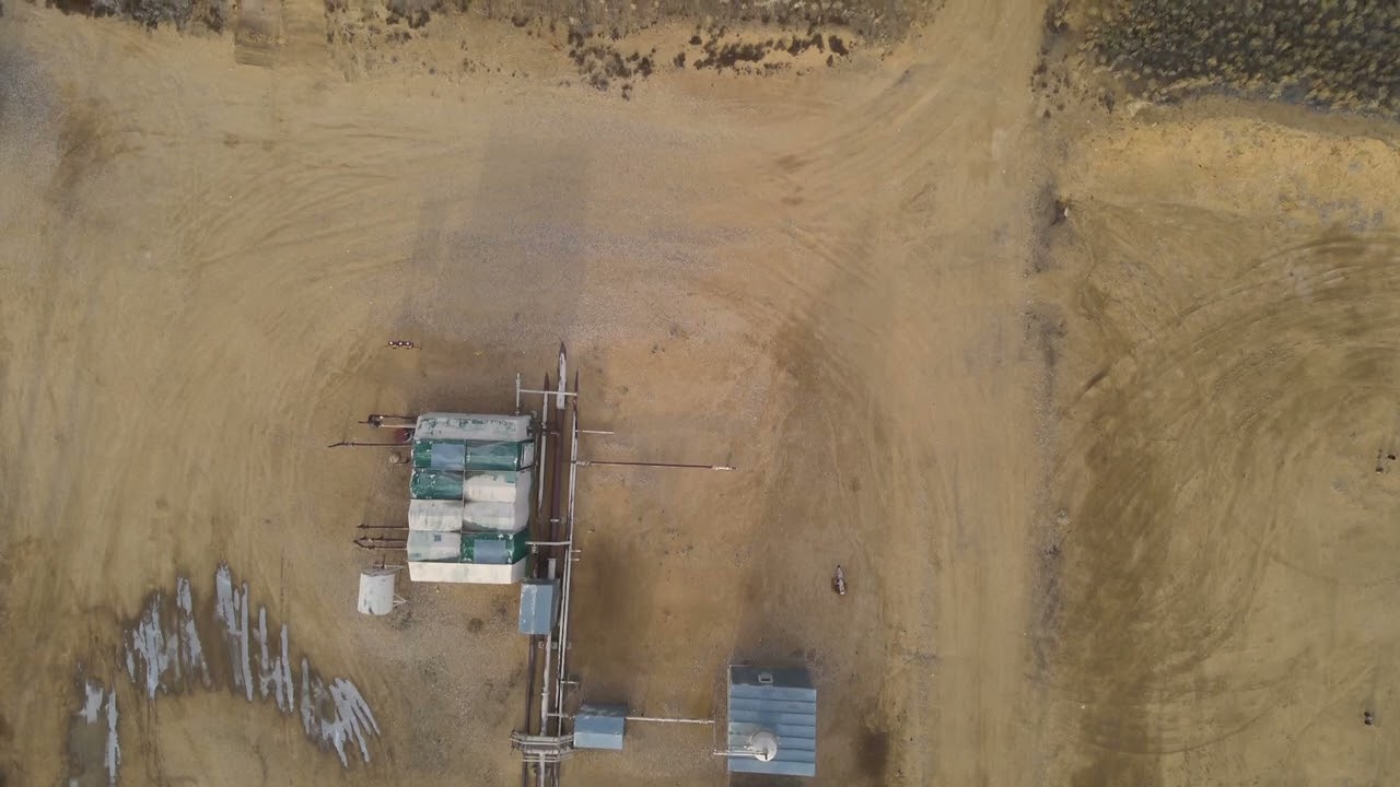 Oil and gas facility drone inspection