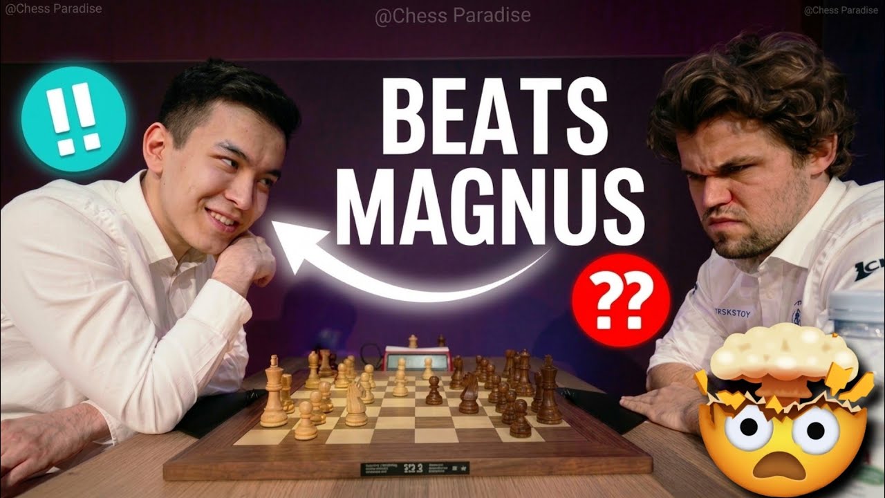 Nodirbek is UNBELIEVABLE | Beats Magnus Move by Move!🤯🔥
