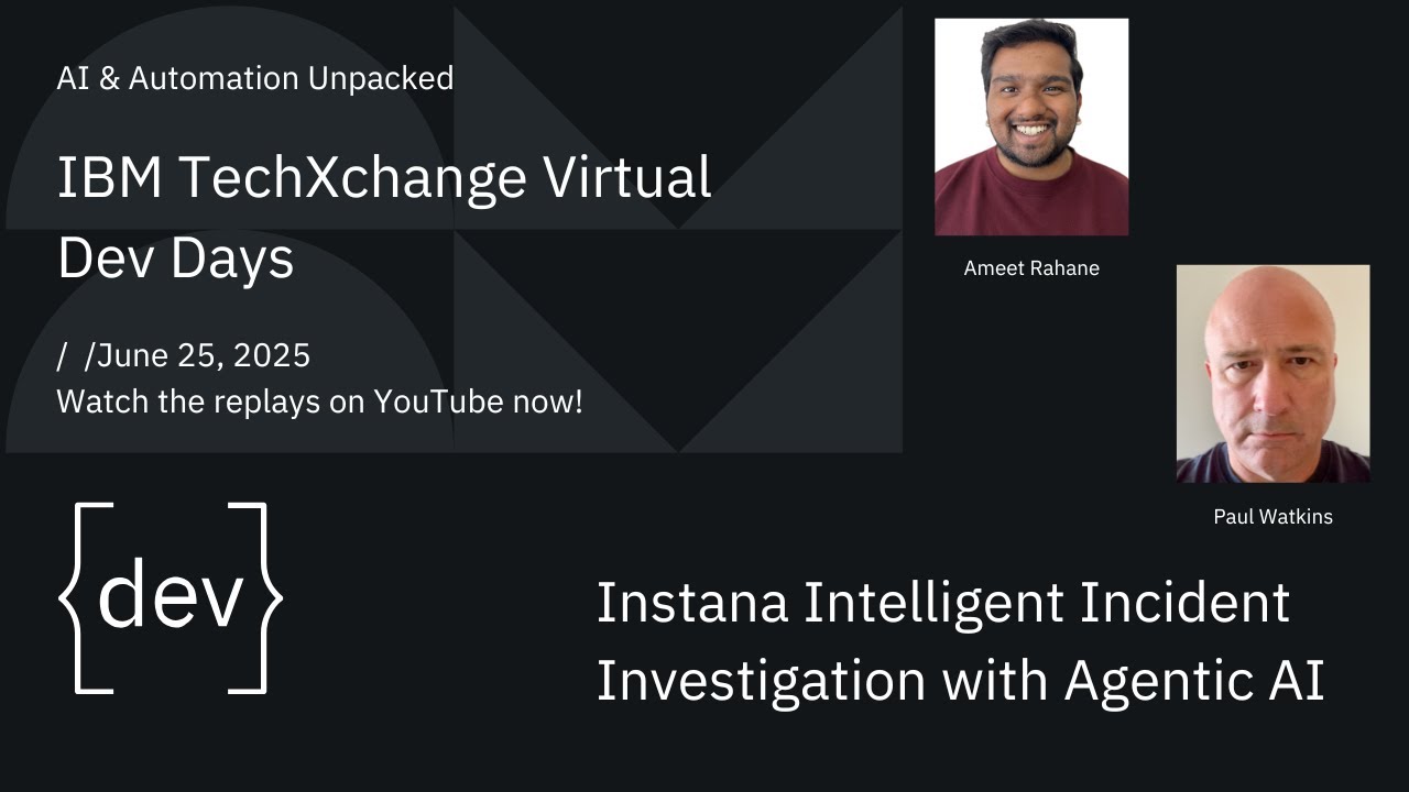 Instana Intelligent Incident Investigation with Agentic AI