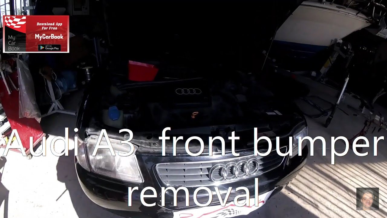 Audi A3 1996–2003  front bumper removal