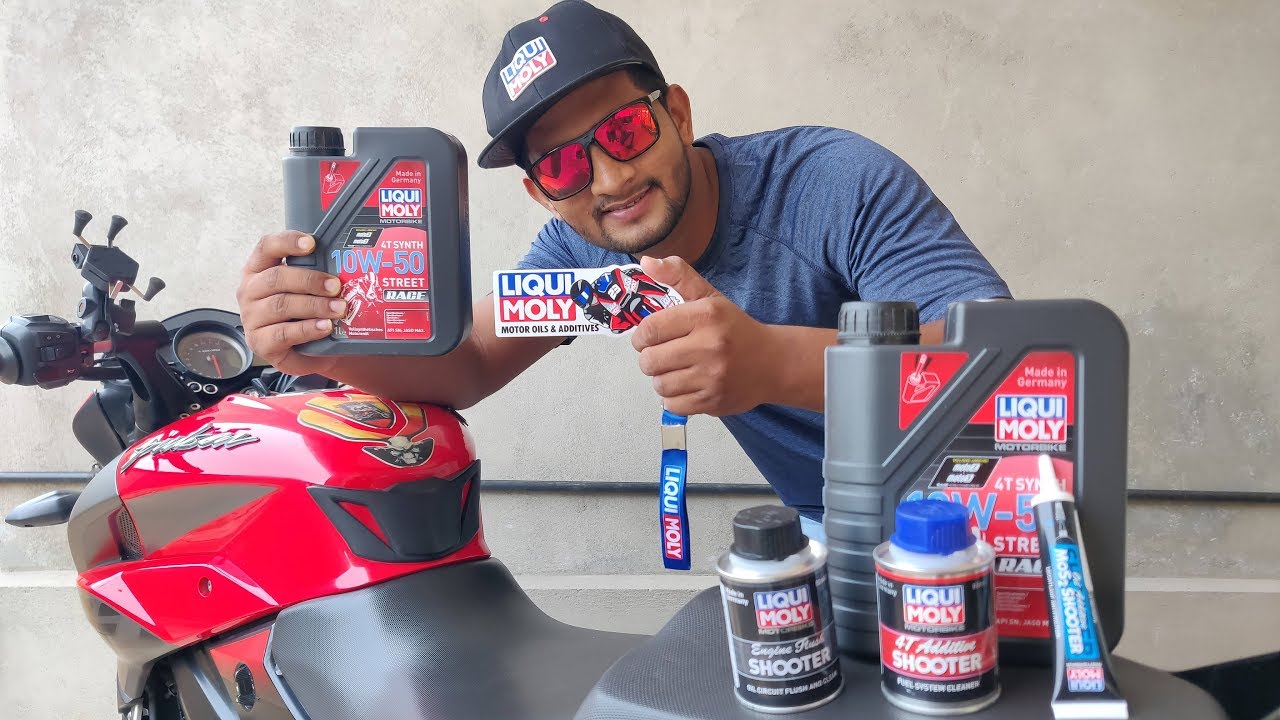 Pulsar Performance Upgrade with LIQUI MOLY Oil & additives 