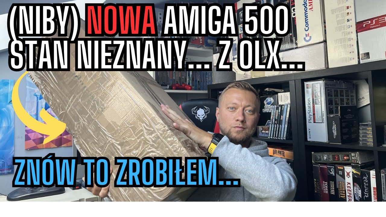 Znowu to zrobiłem. Zakup Amigi 500 z OLX stan nieznany, ale ponoć jak nowa...