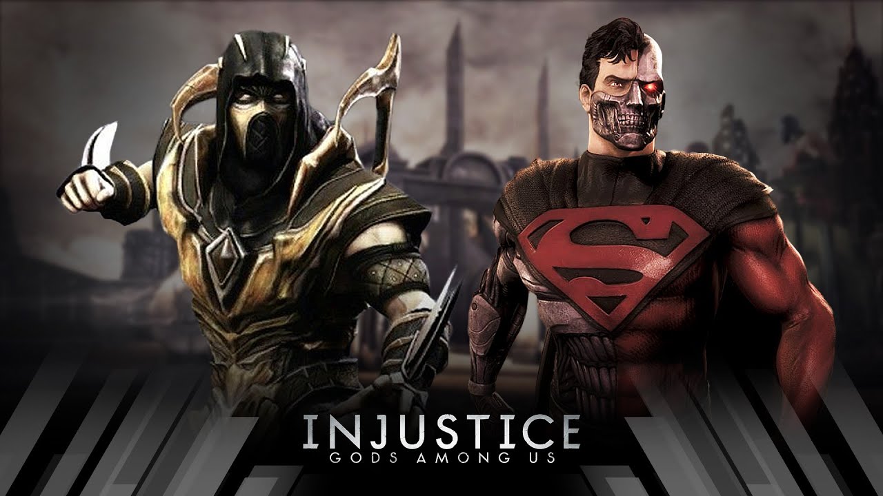 Injustice Gods Among Us - Scorpion Vs Cyborg Superman (Very Hard)