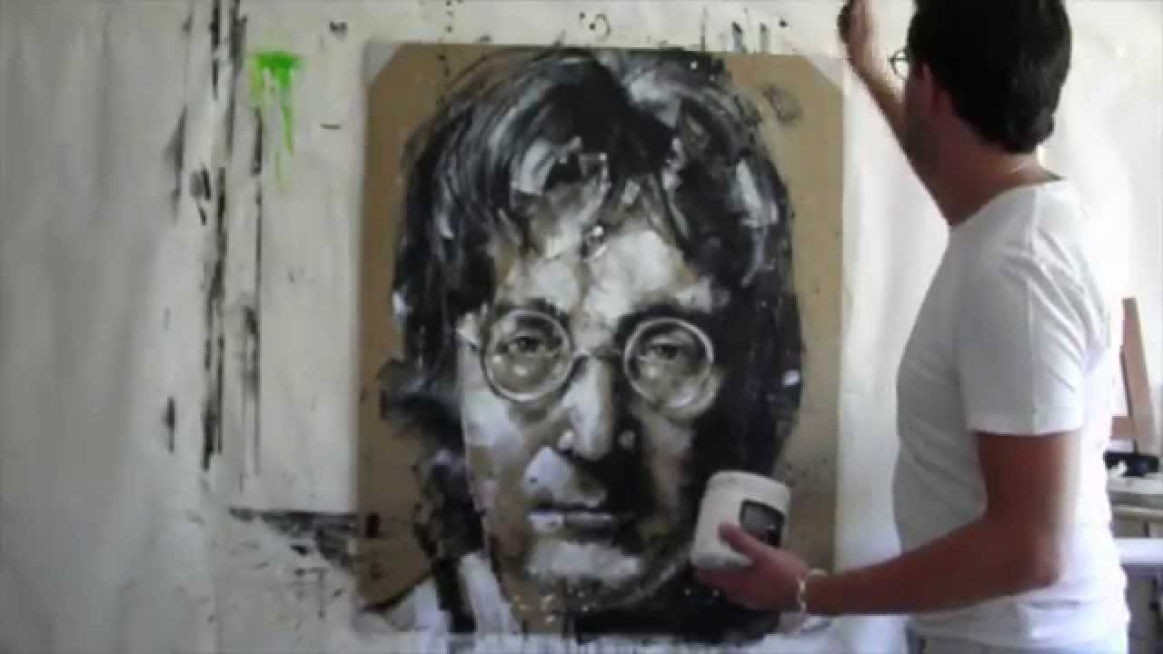 John Lennon Time-lapse Painting by Mario Henrique