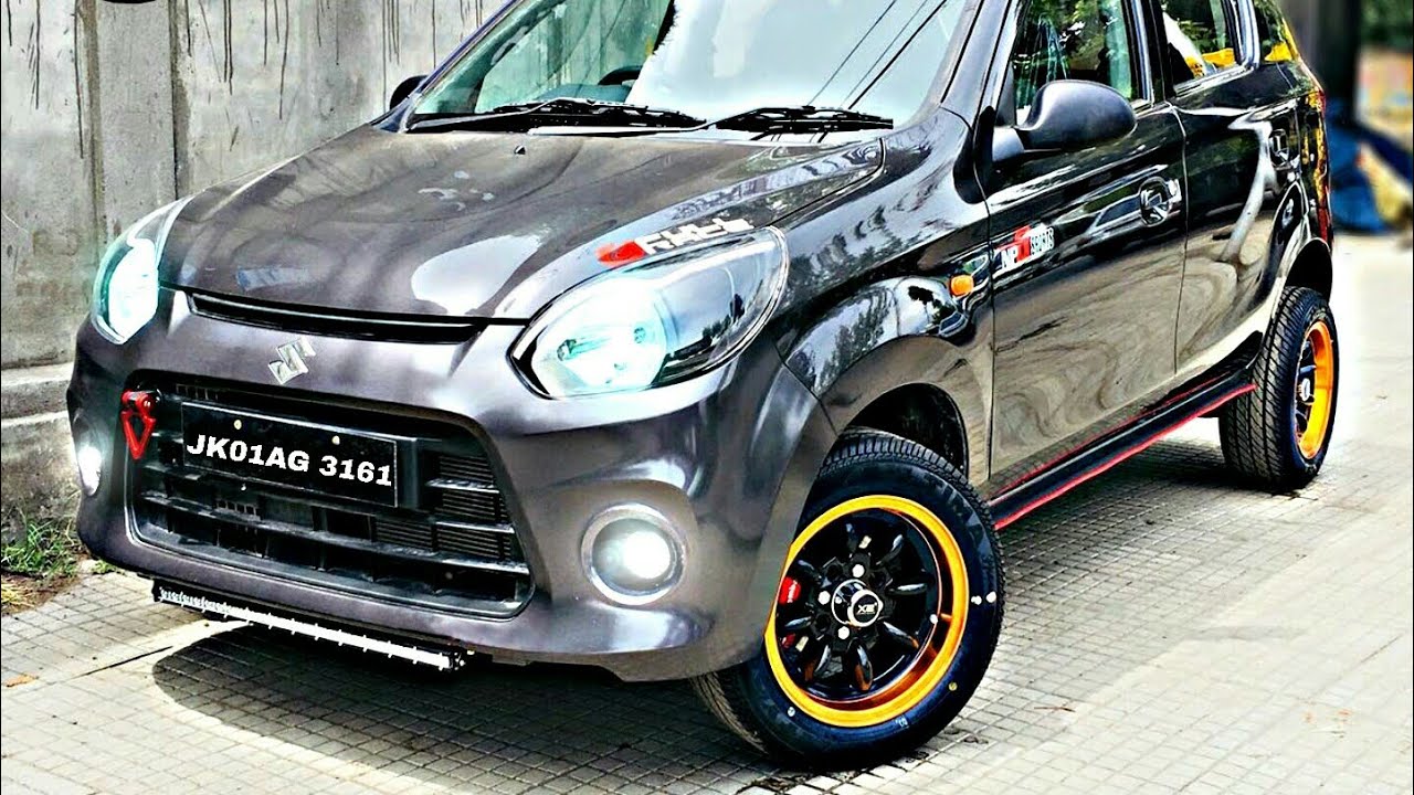 Modified car alto800 3 days work on modification 2018 best work best team in kashmir Team I A Motors
