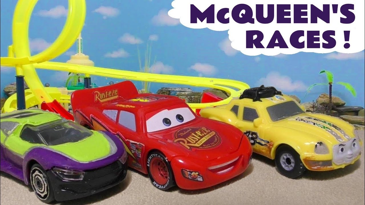 Cars McQueen Racing With The Funlings Driver Funling